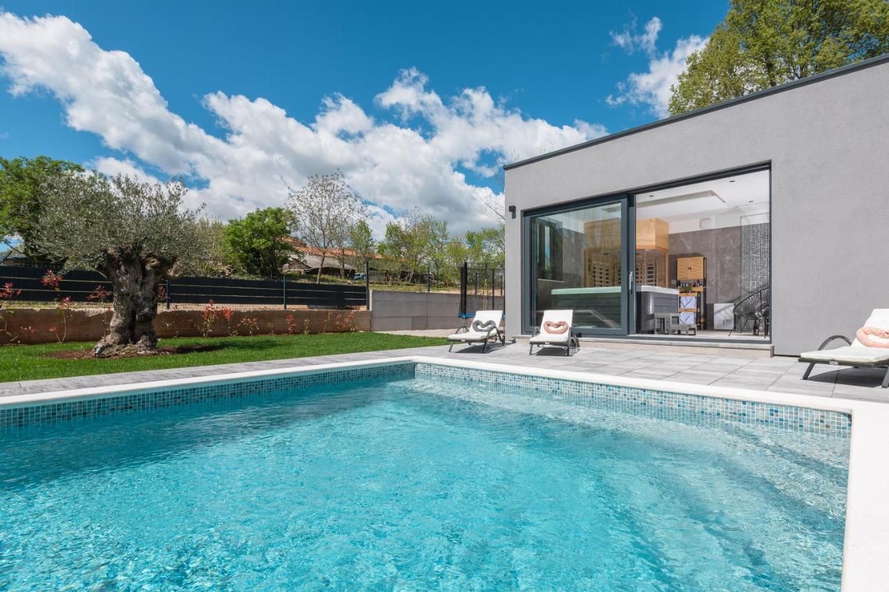 Green Luxury II With Heated Pool, Jacuzzi & Sauna Ruzici  Exteriör bild